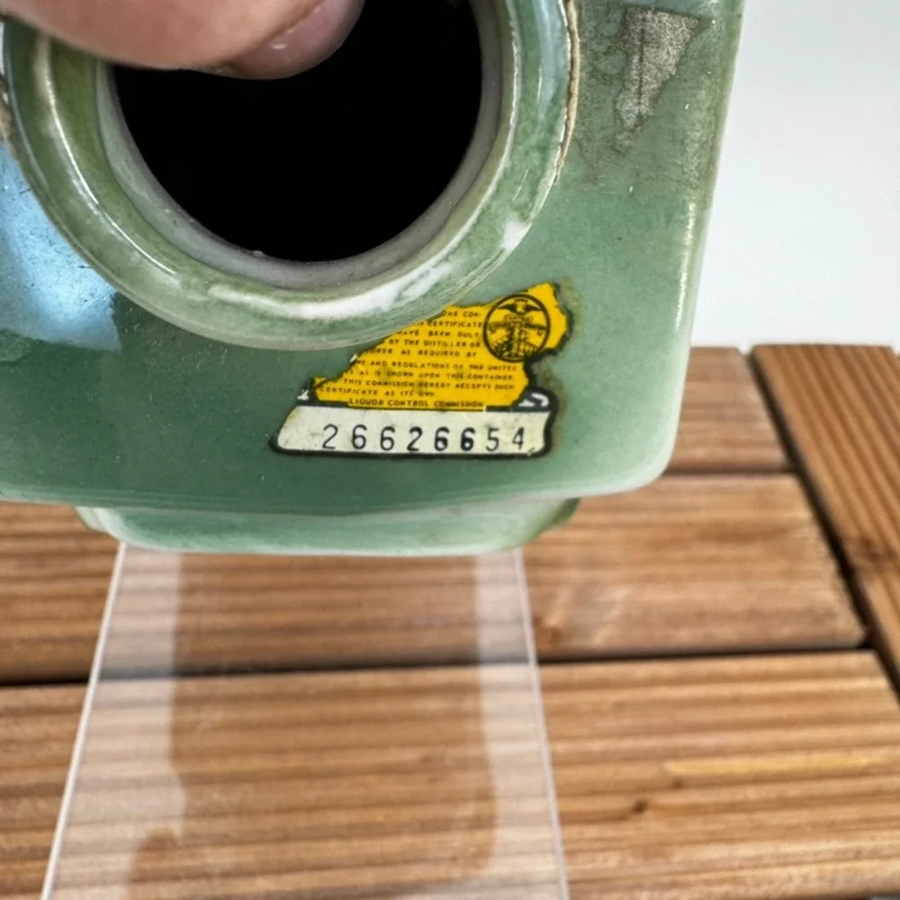 Jim Beam San Francisco Cable Car Ceramic Decanter Vintage Collectible